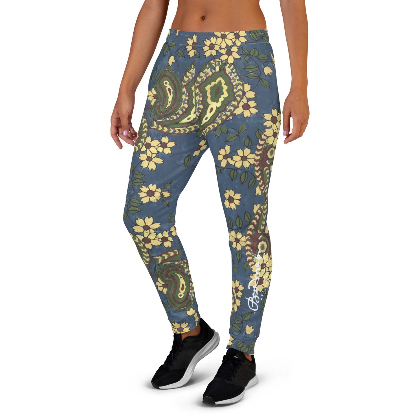 Vintage Blue Paisley Men's Recycled Joggers