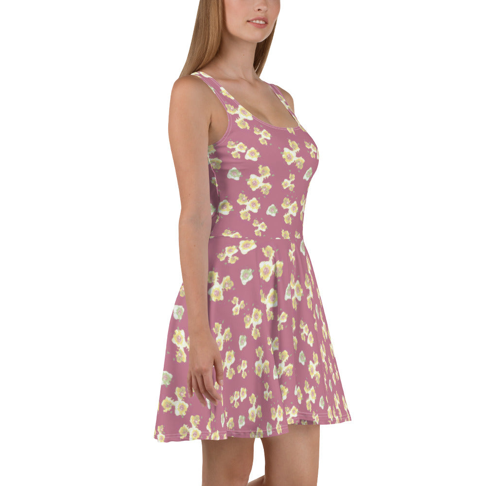 Starburst Floral Skater Dress