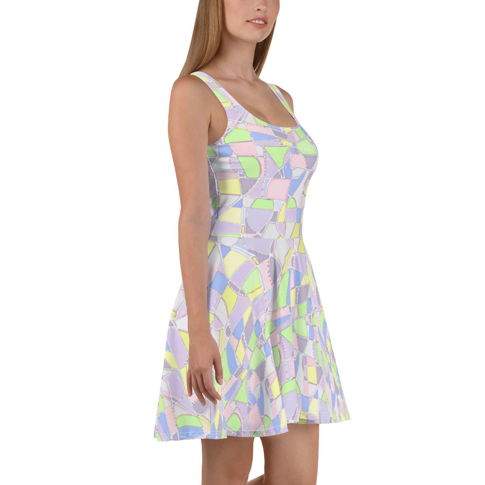 Savannah Swirl Skater Dress