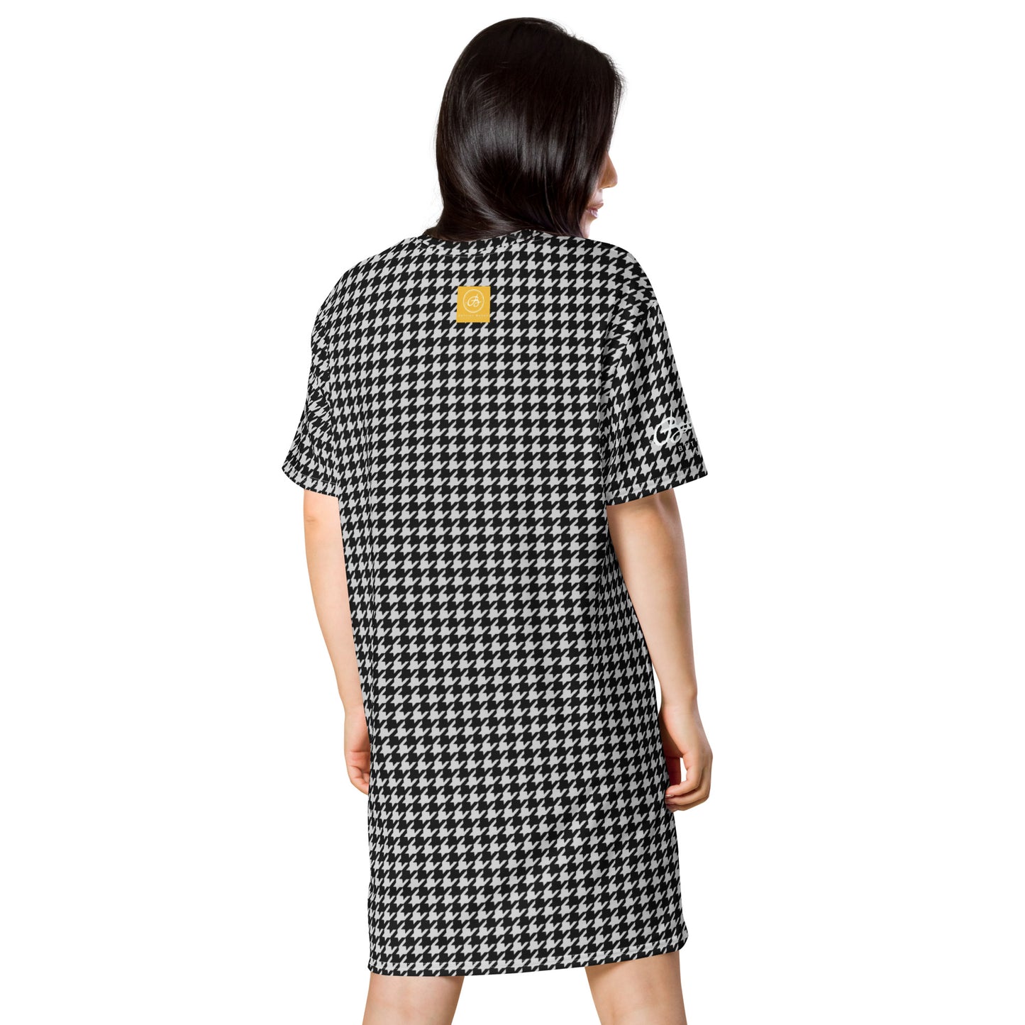BW Houndstooth T-shirt dress