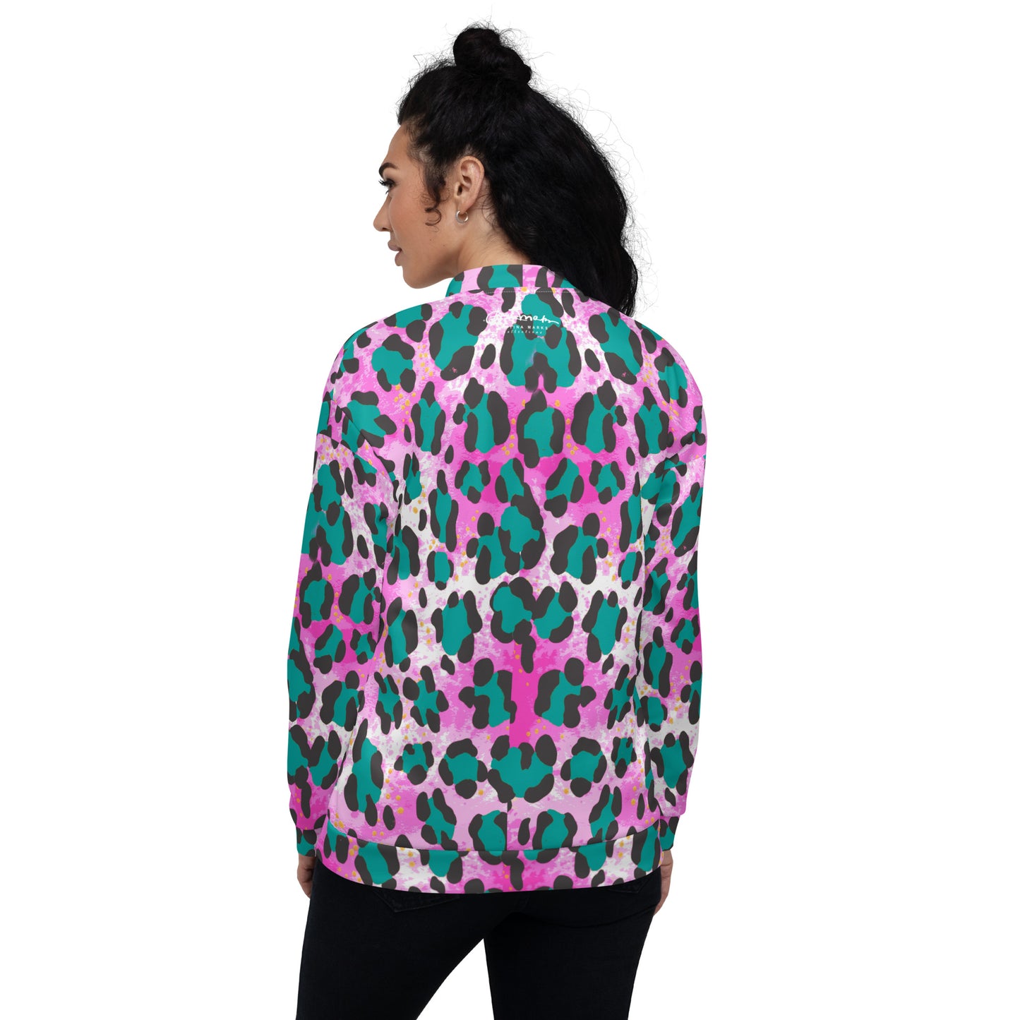 Recycled Unisex Bomber Jacket - Dayglo - Women