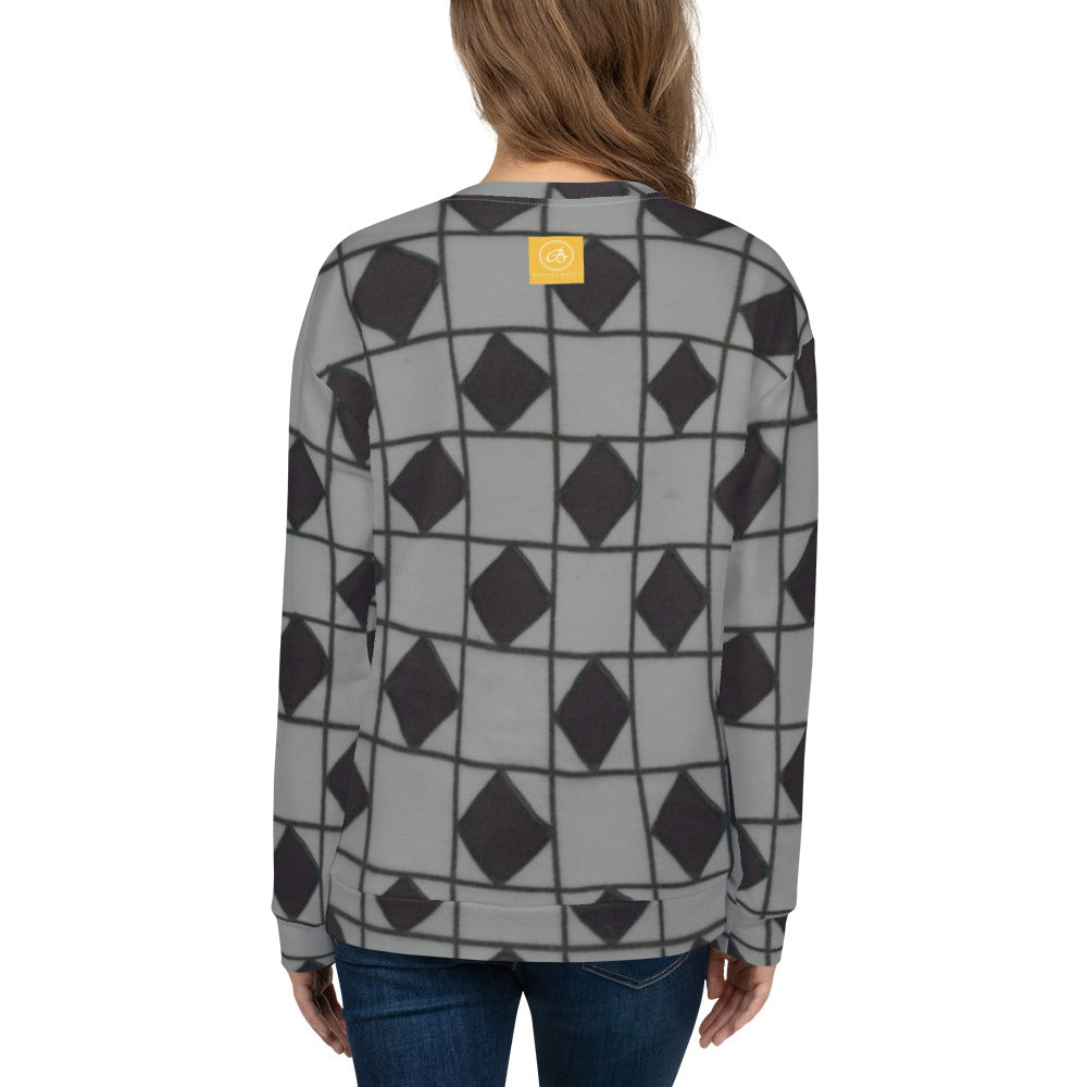 Recycled Unisex Sweatshirt - Grey Optical - Women