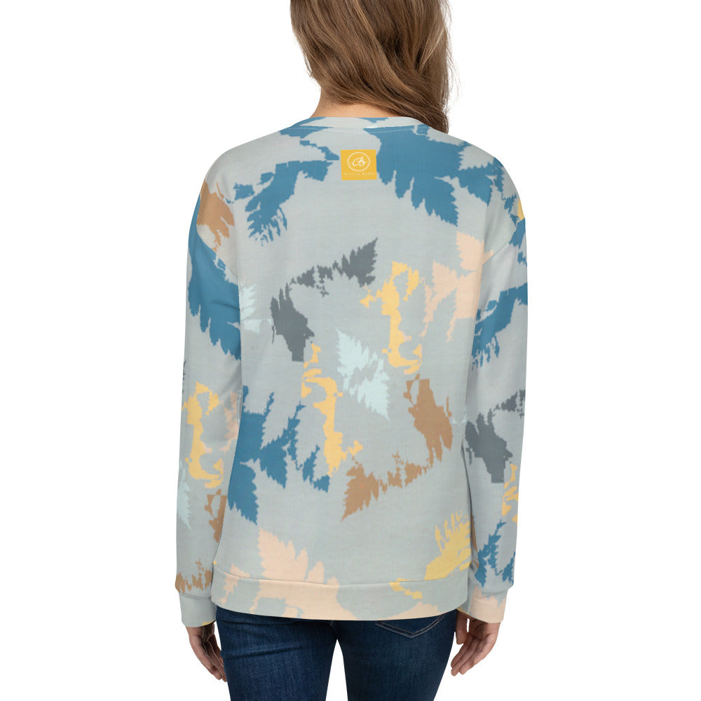 Recycled Unisex Sweatshirt - Abstract Forest - Women