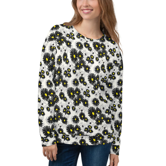 Recycled Unisex Sweatshirt - Daisy - Women