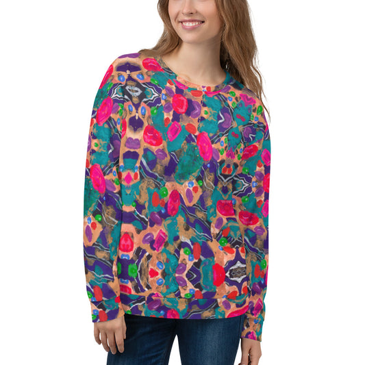 Recycled Unisex Sweatshirt - Jelly Bean - Women