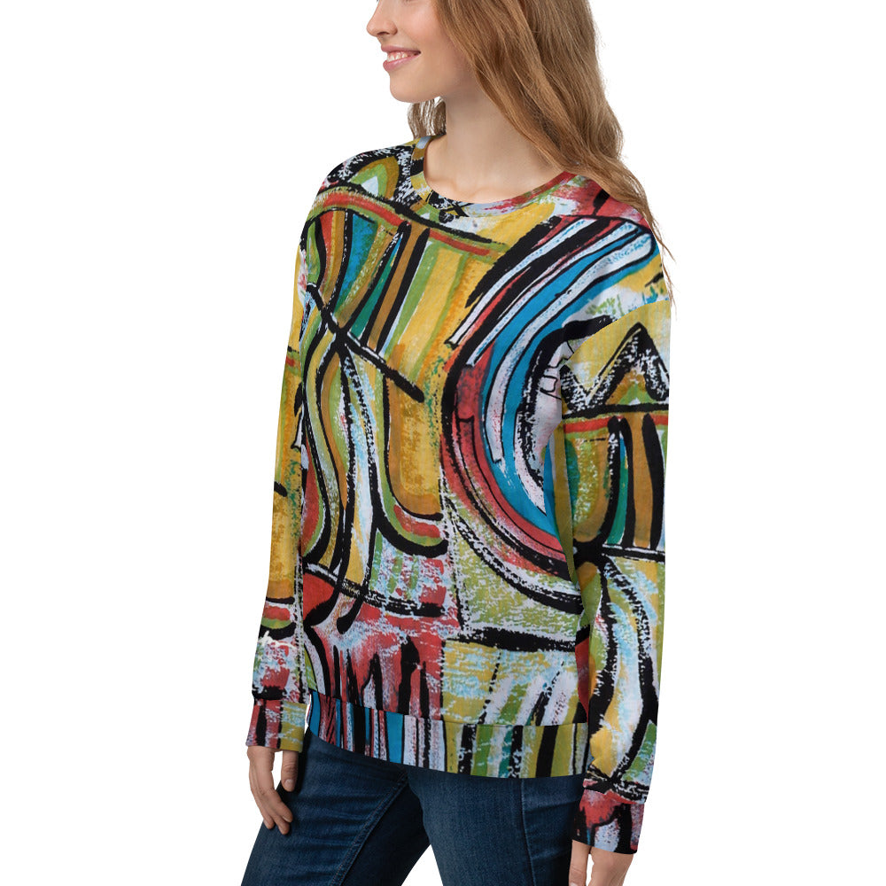 Recycled Unisex Sweatshirt - WhirlWind - Women