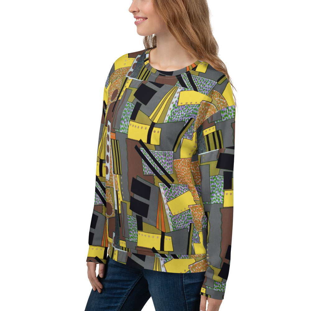 Recycled Unisex Sweatshirt - Graphic Tango - Women