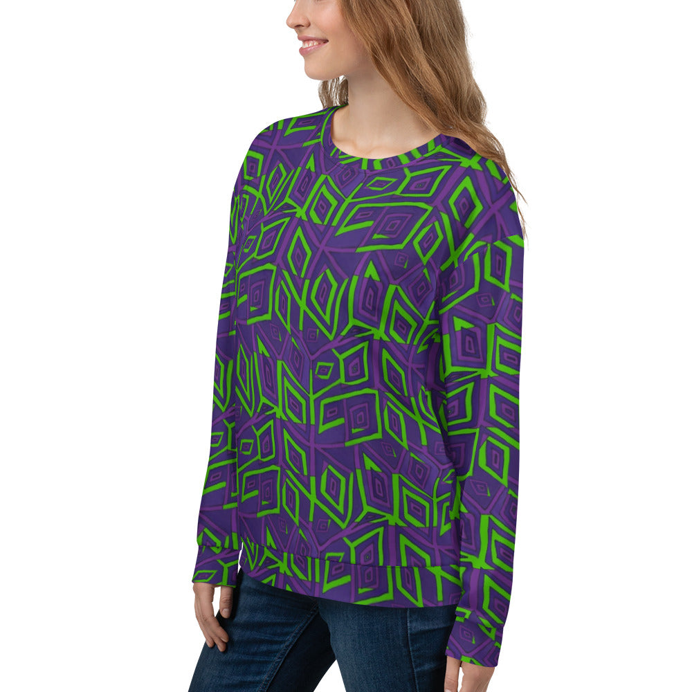 Recycled Unisex Sweatshirt - Joker Madness - Women