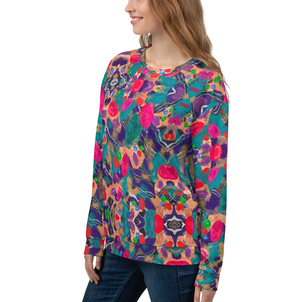 Recycled Unisex Sweatshirt - Jelly Bean - Women