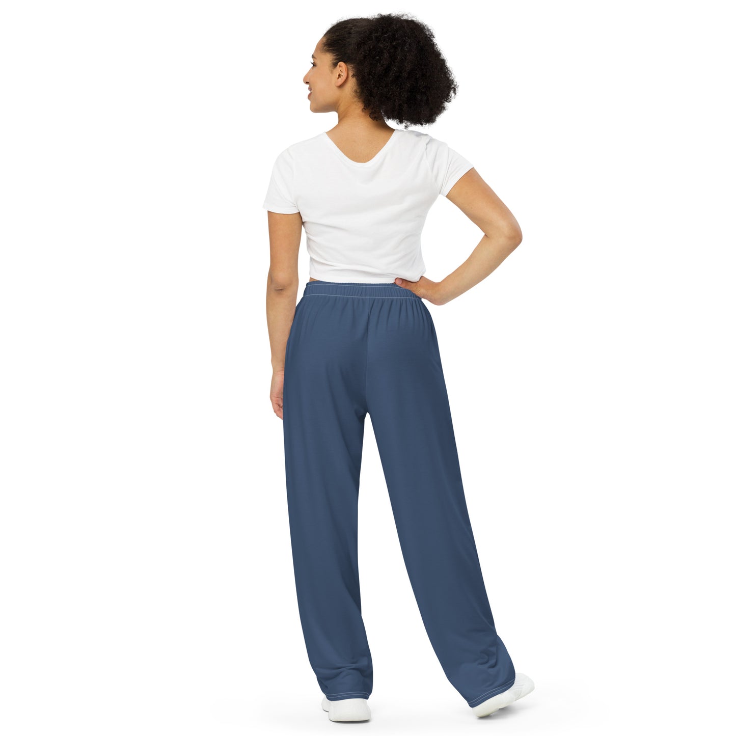 Wide Leg Pants Navy - Women