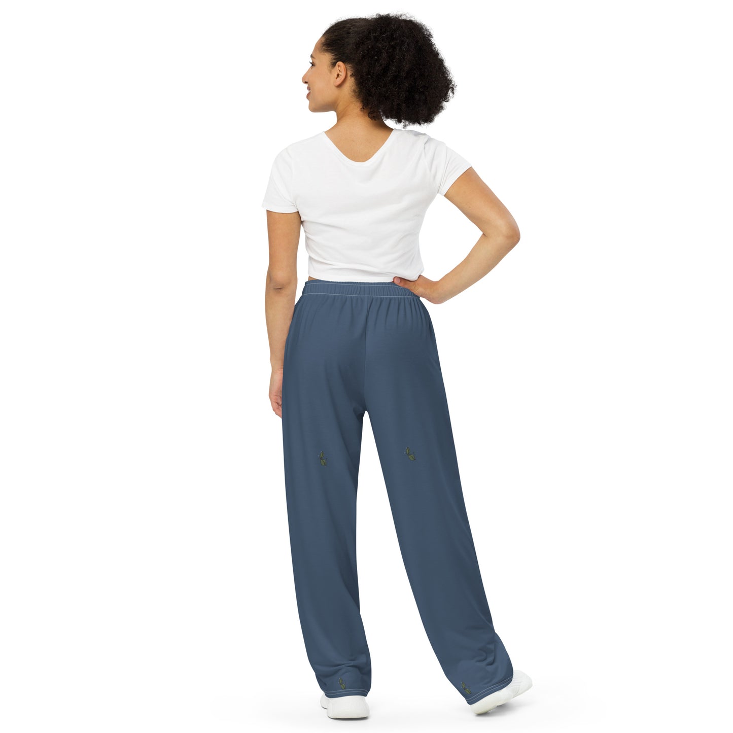 Wide Leg Pants Blue - Women