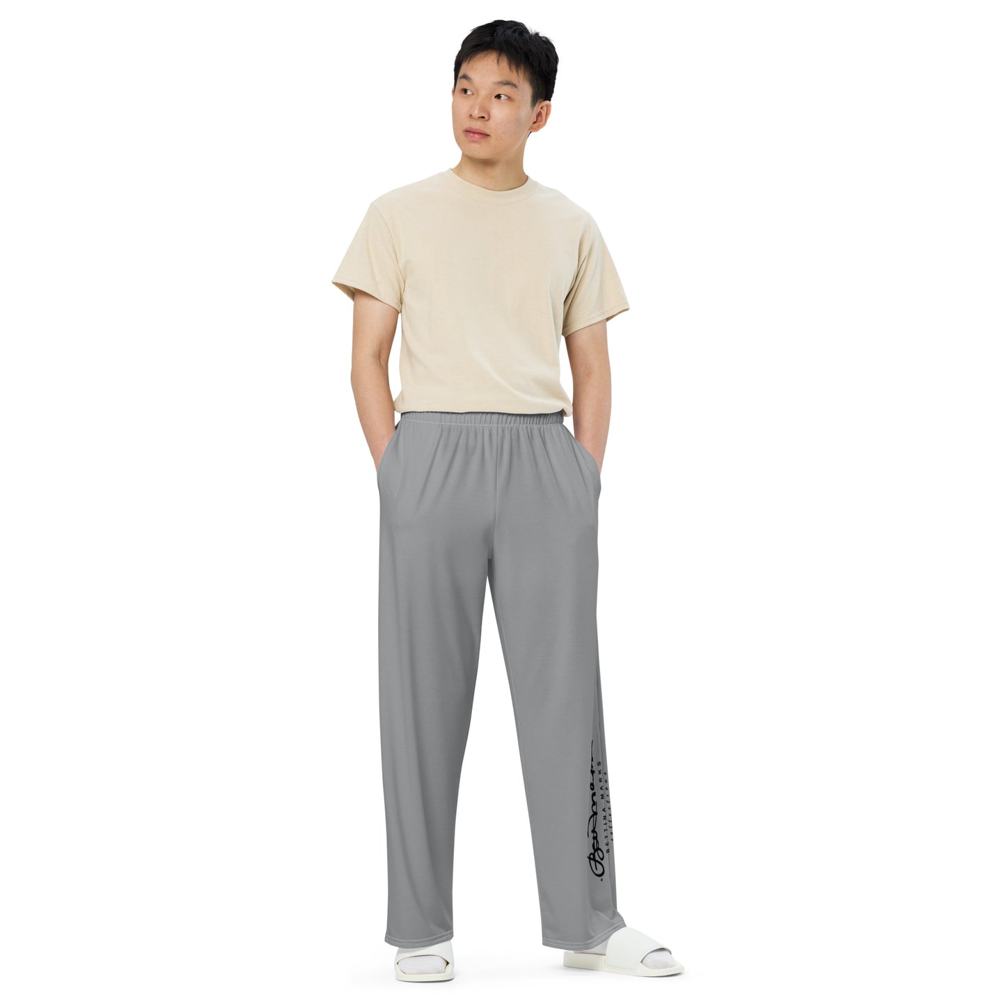 Wide Leg Pants Steel - Men