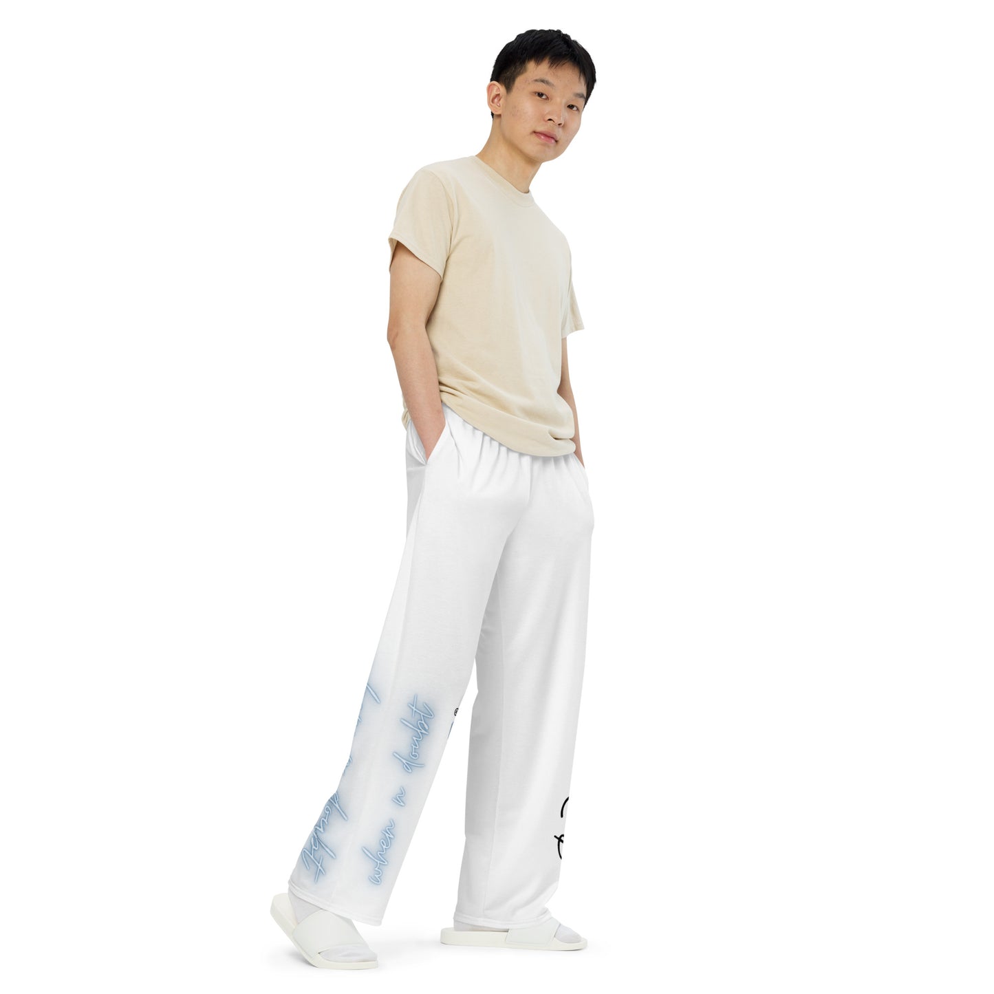 Wide Leg Pants When in Doubt Workout - Men