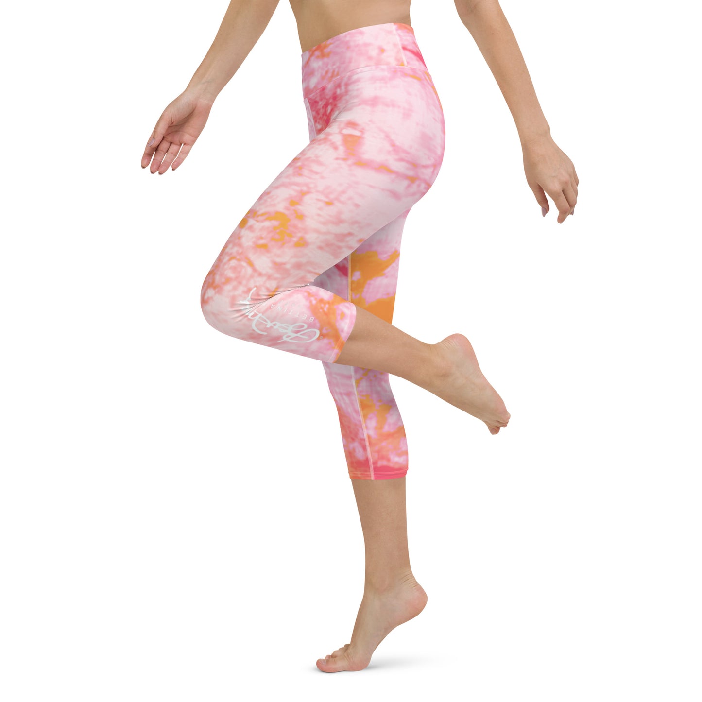 Fantasia Tie Dye Yoga Capri Leggings
