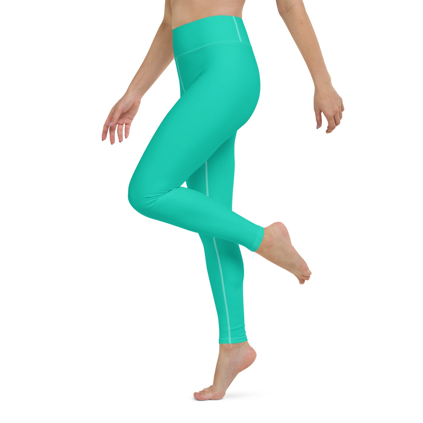 Aegean Blue Yoga Leggings