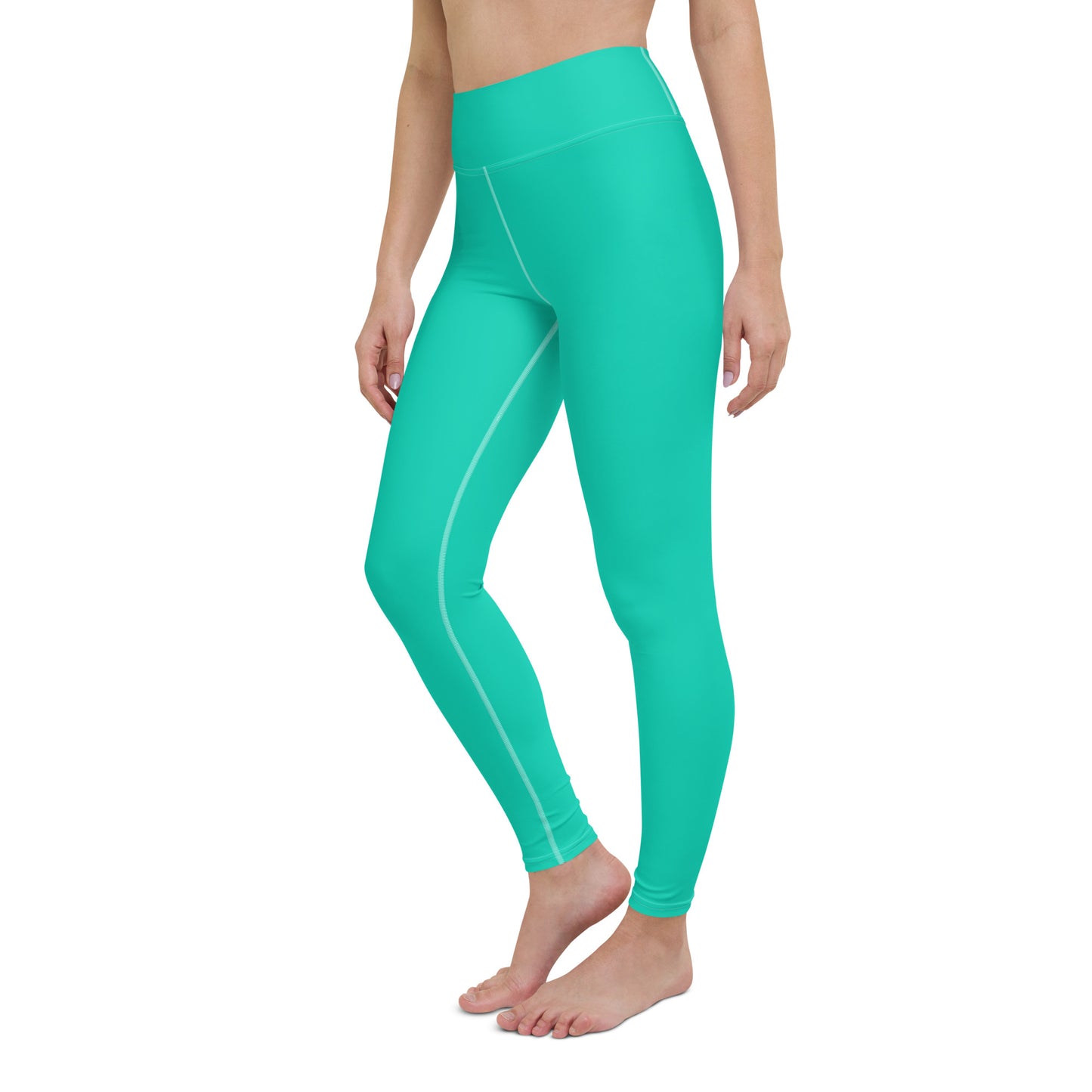 Aegean Blue Yoga Leggings