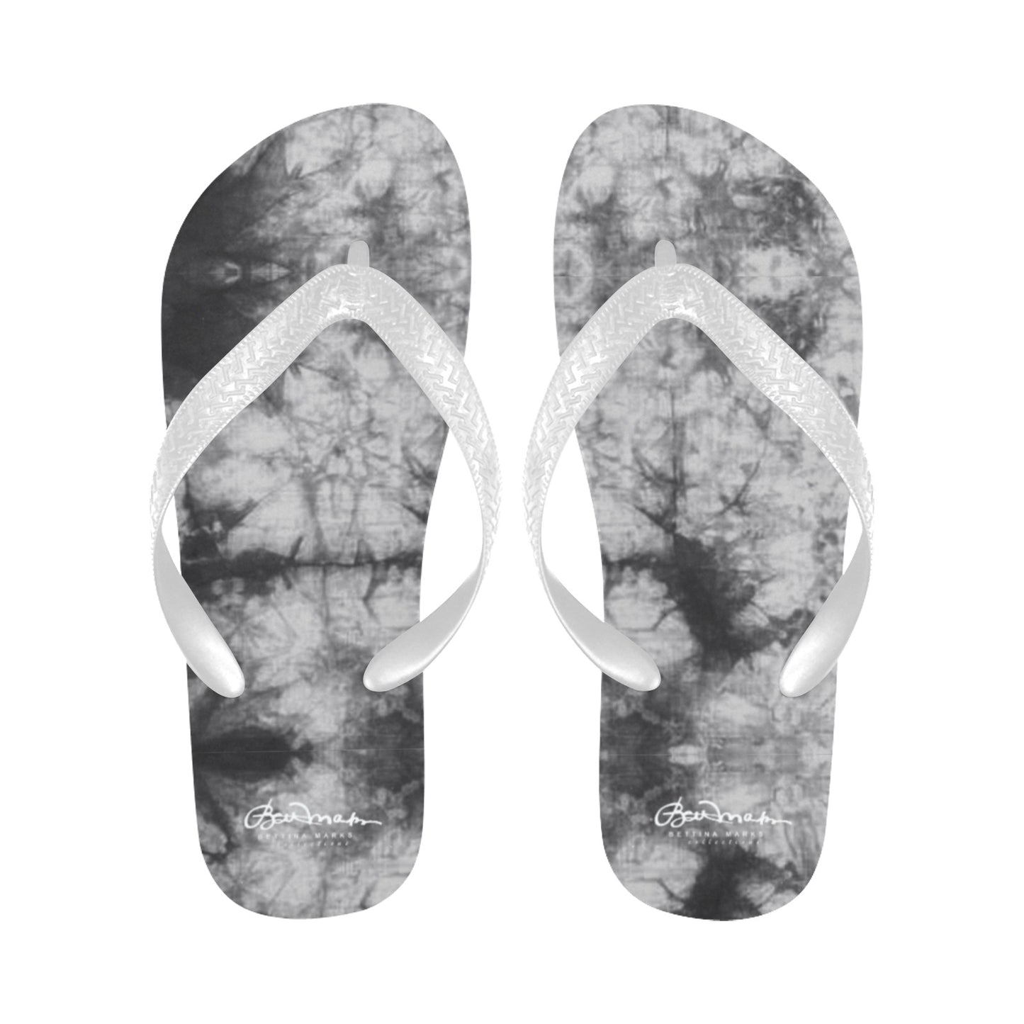 Grey Tie Dye Flip Flops for Men/Women
