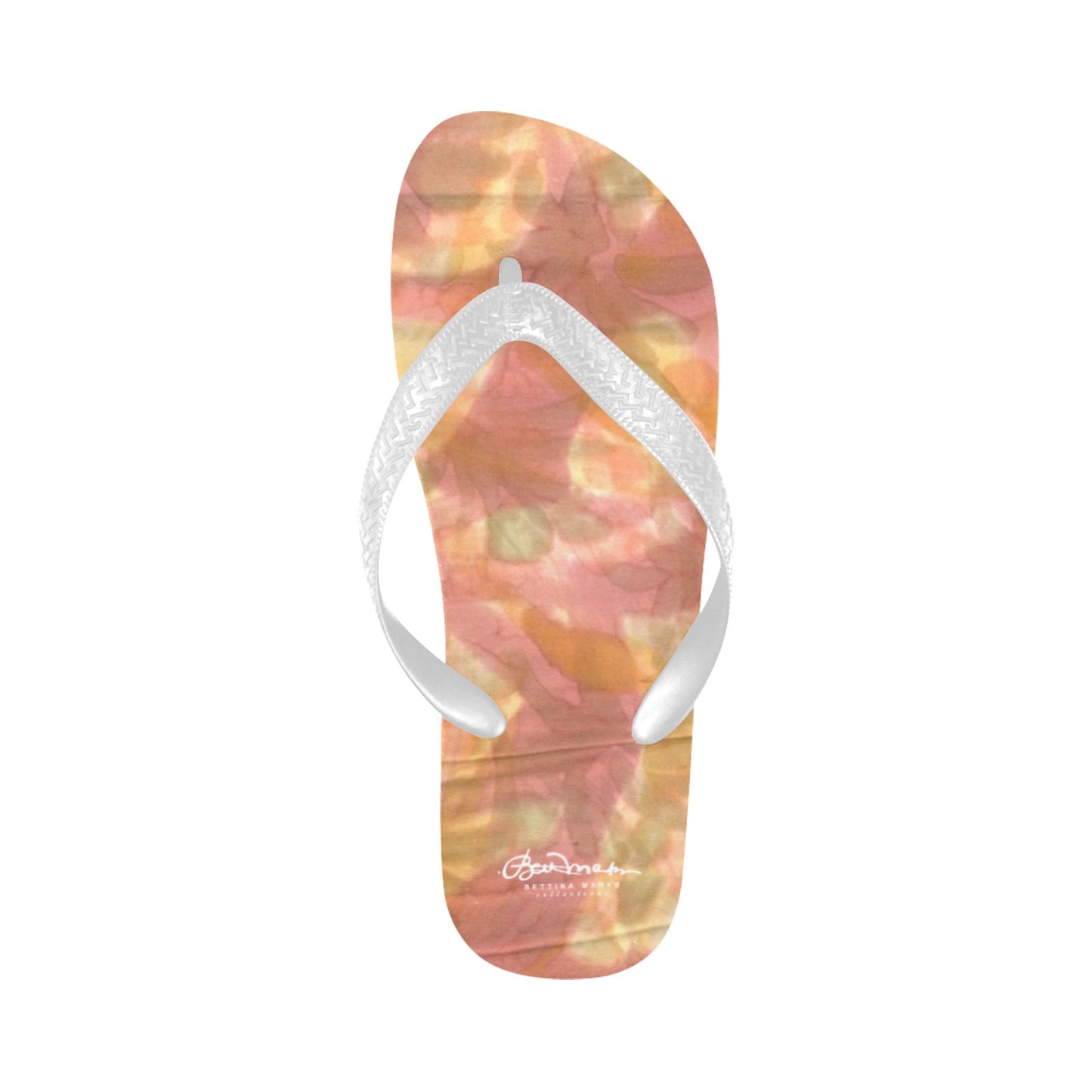 Watercolor Smudge Flip Flops for Men/Women