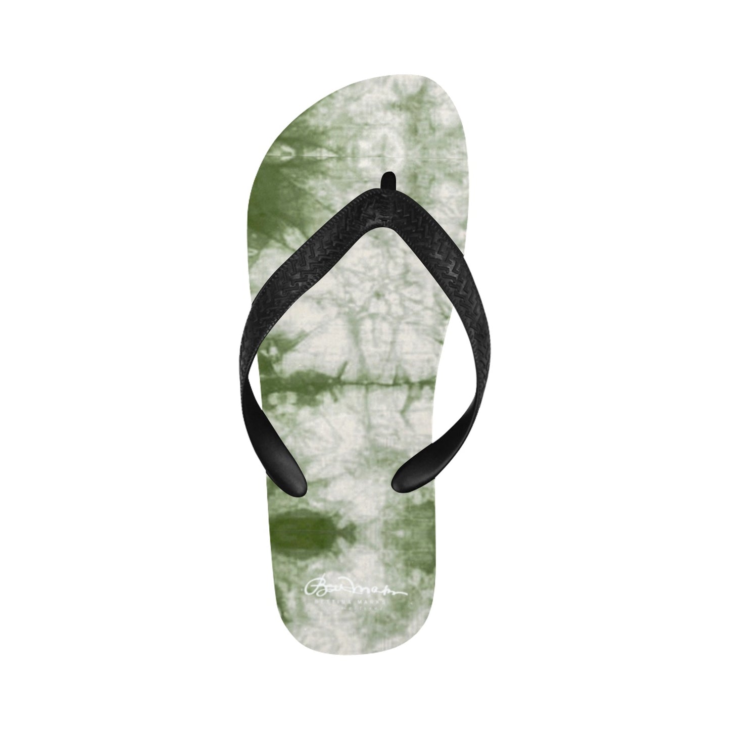 Sage Tie Dye Flip Flops for Men/Women