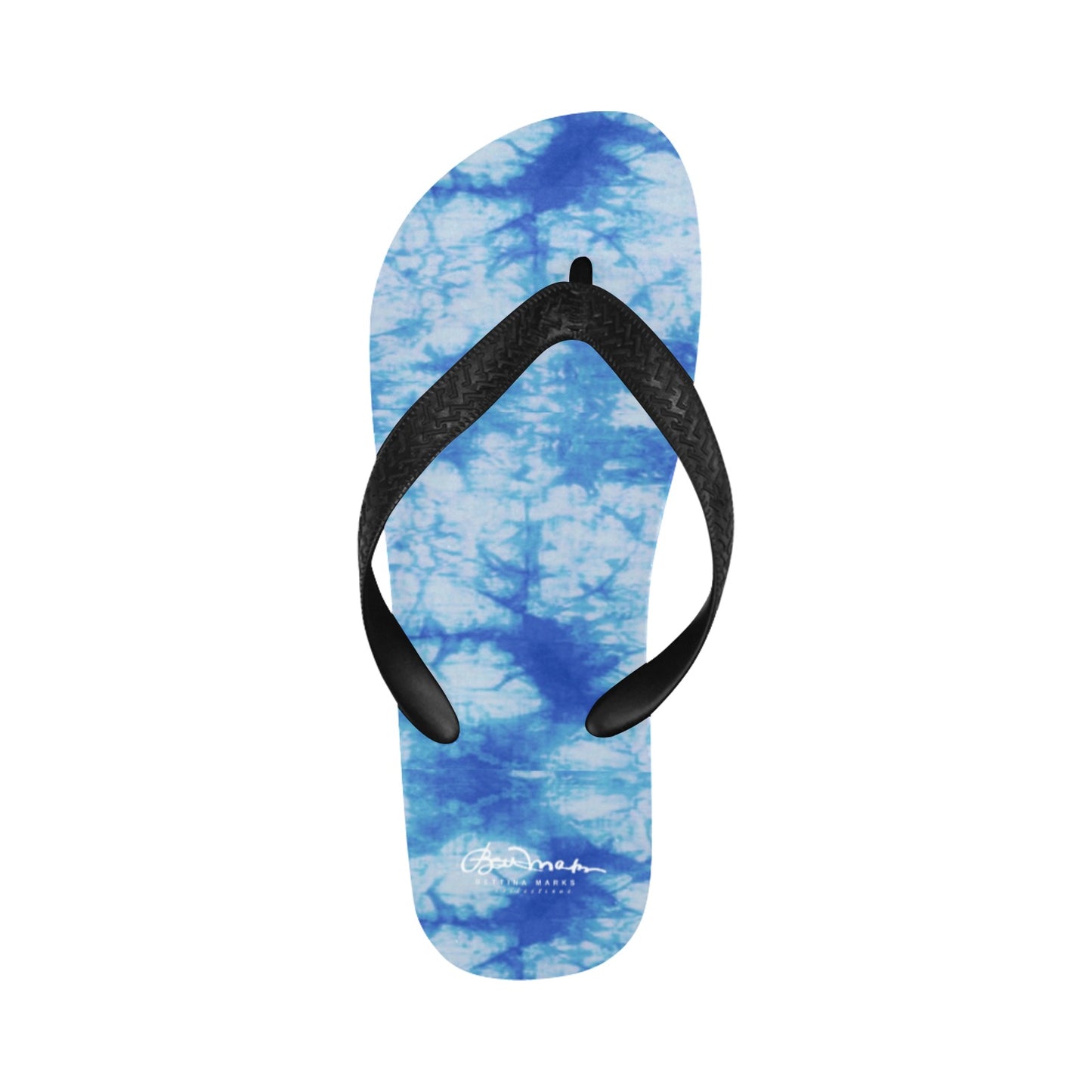 Blue Tie Dye Flip Flops for Men/Women