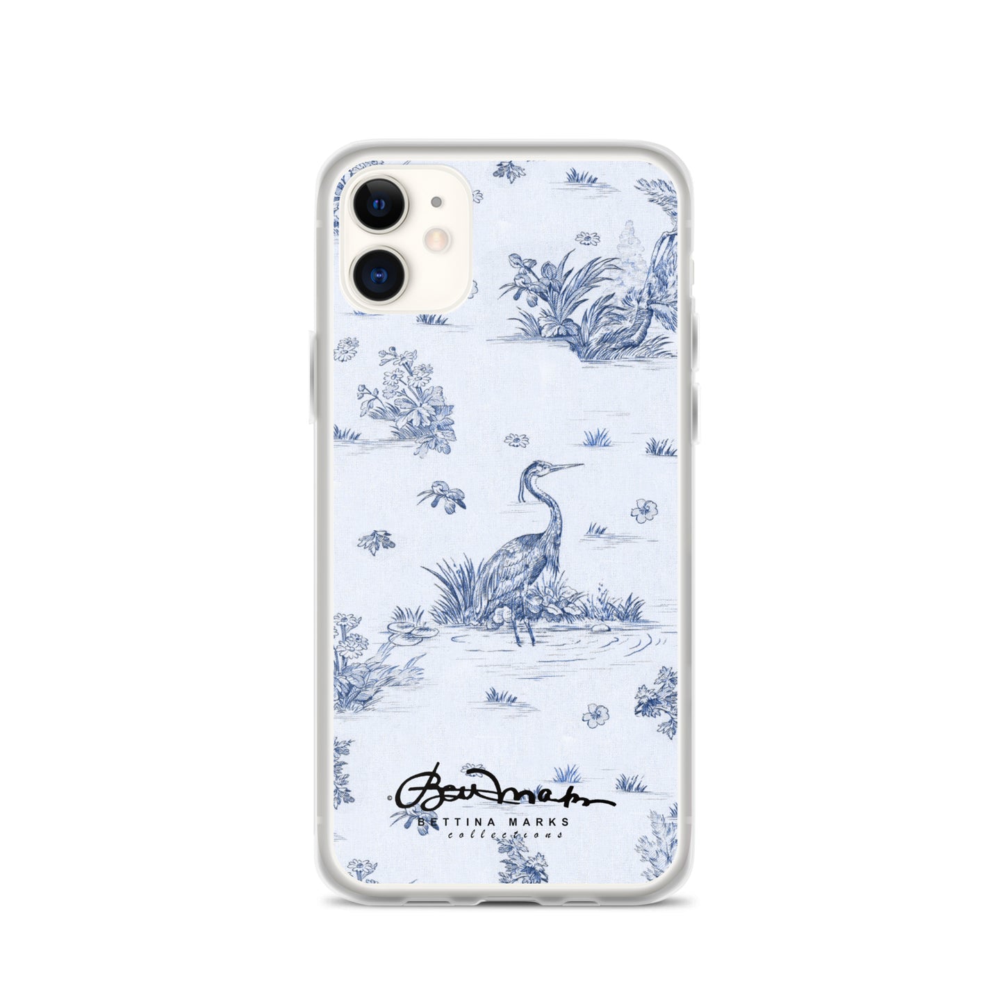 Toiles de Jouy Harmony Blue iPhone Case