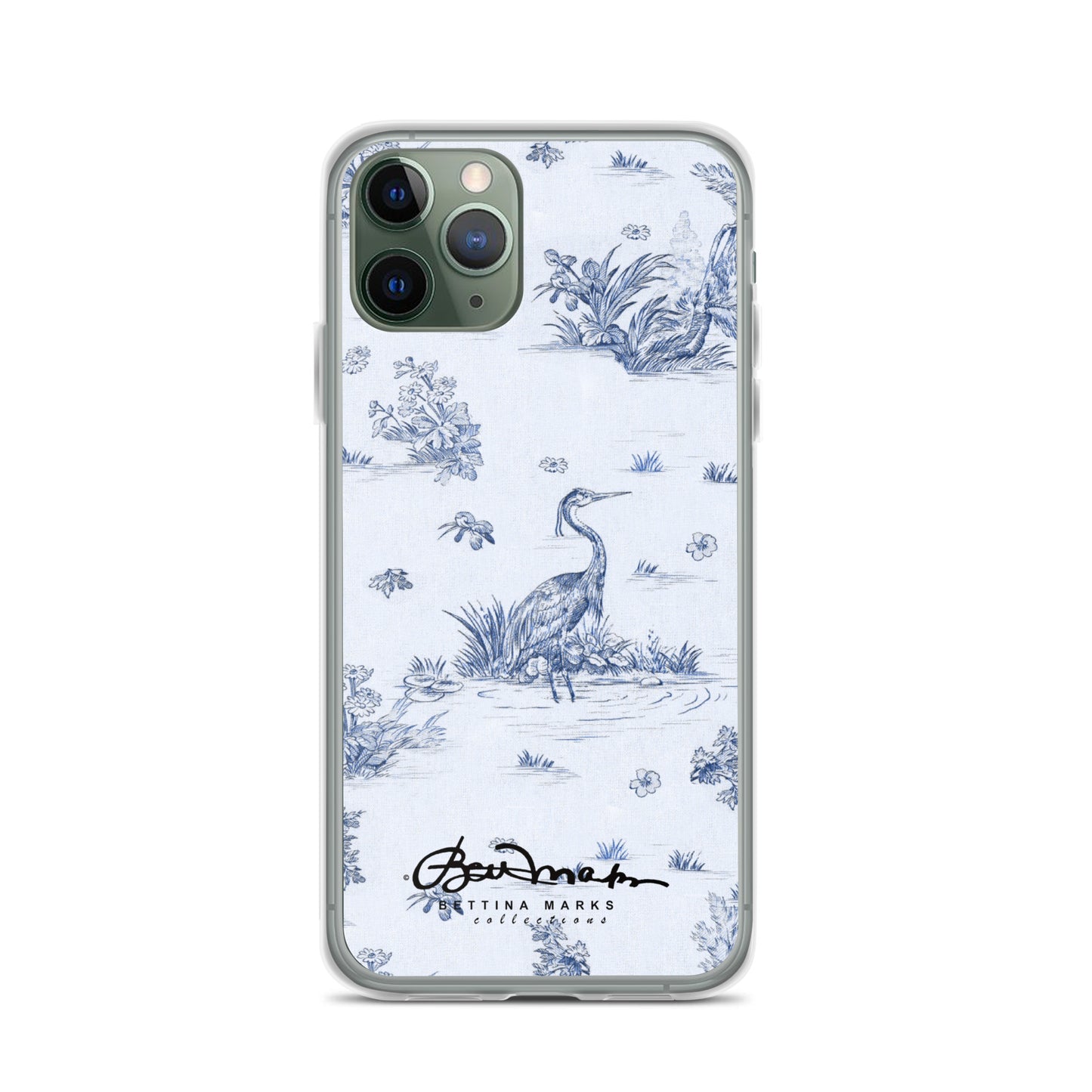 Toiles de Jouy Harmony Blue iPhone Case