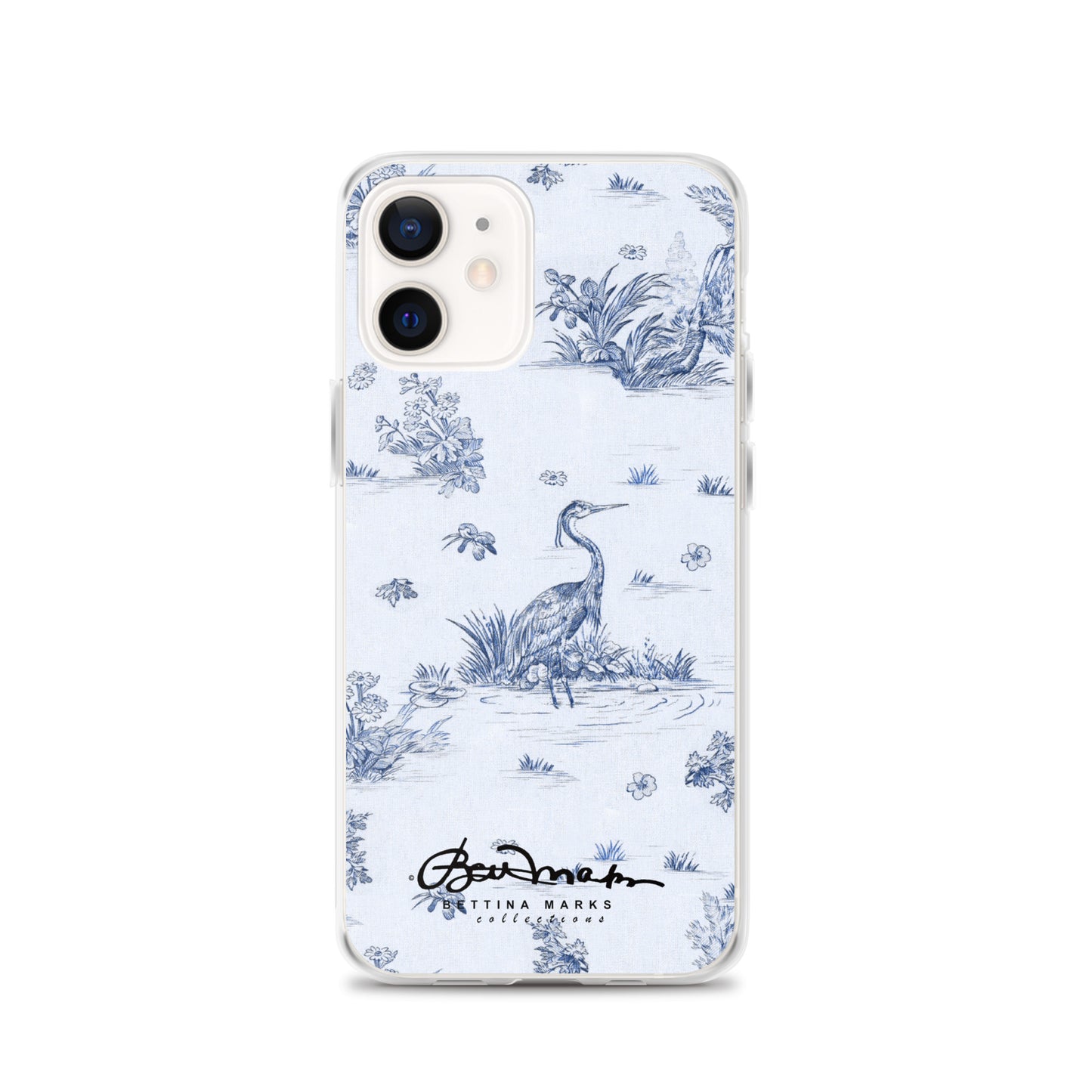 Toiles de Jouy Harmony Blue iPhone Case