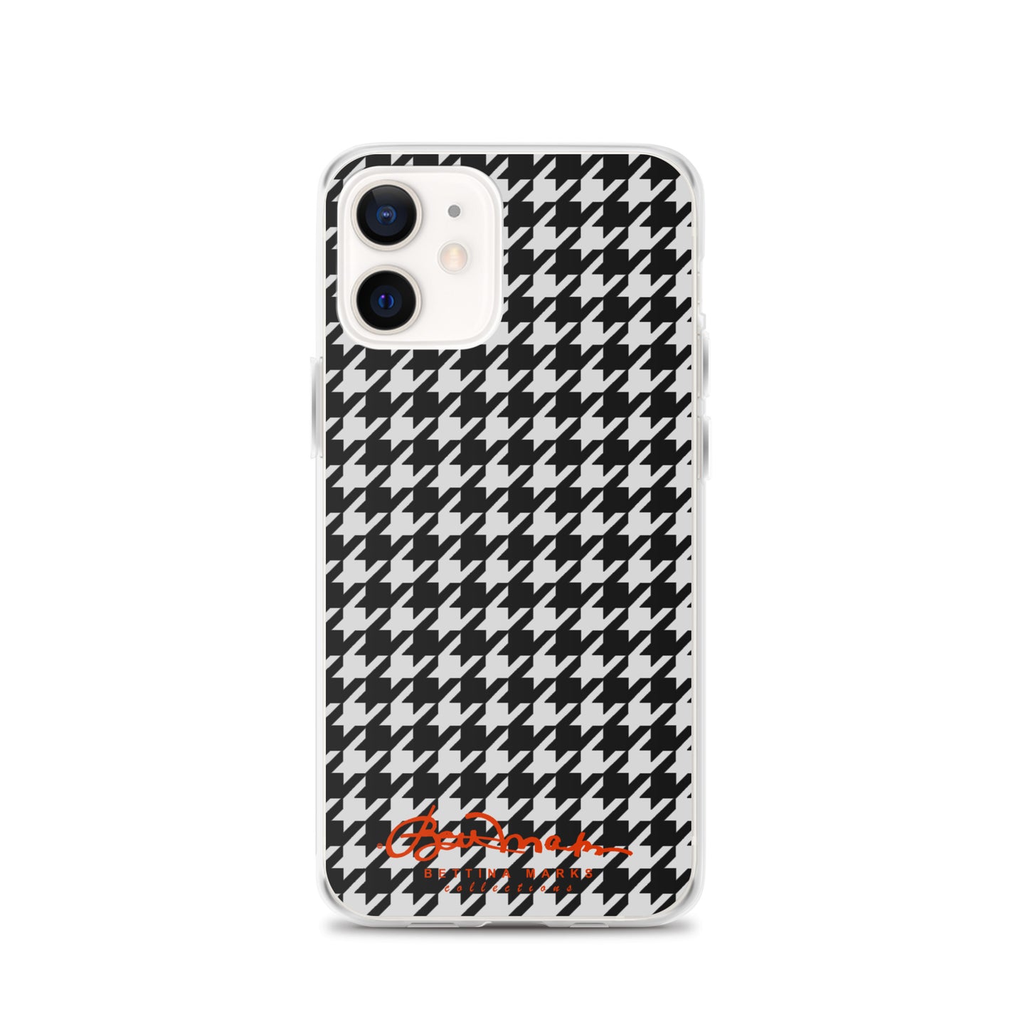 Black & White Houndstooth Clear Case for iPhone®