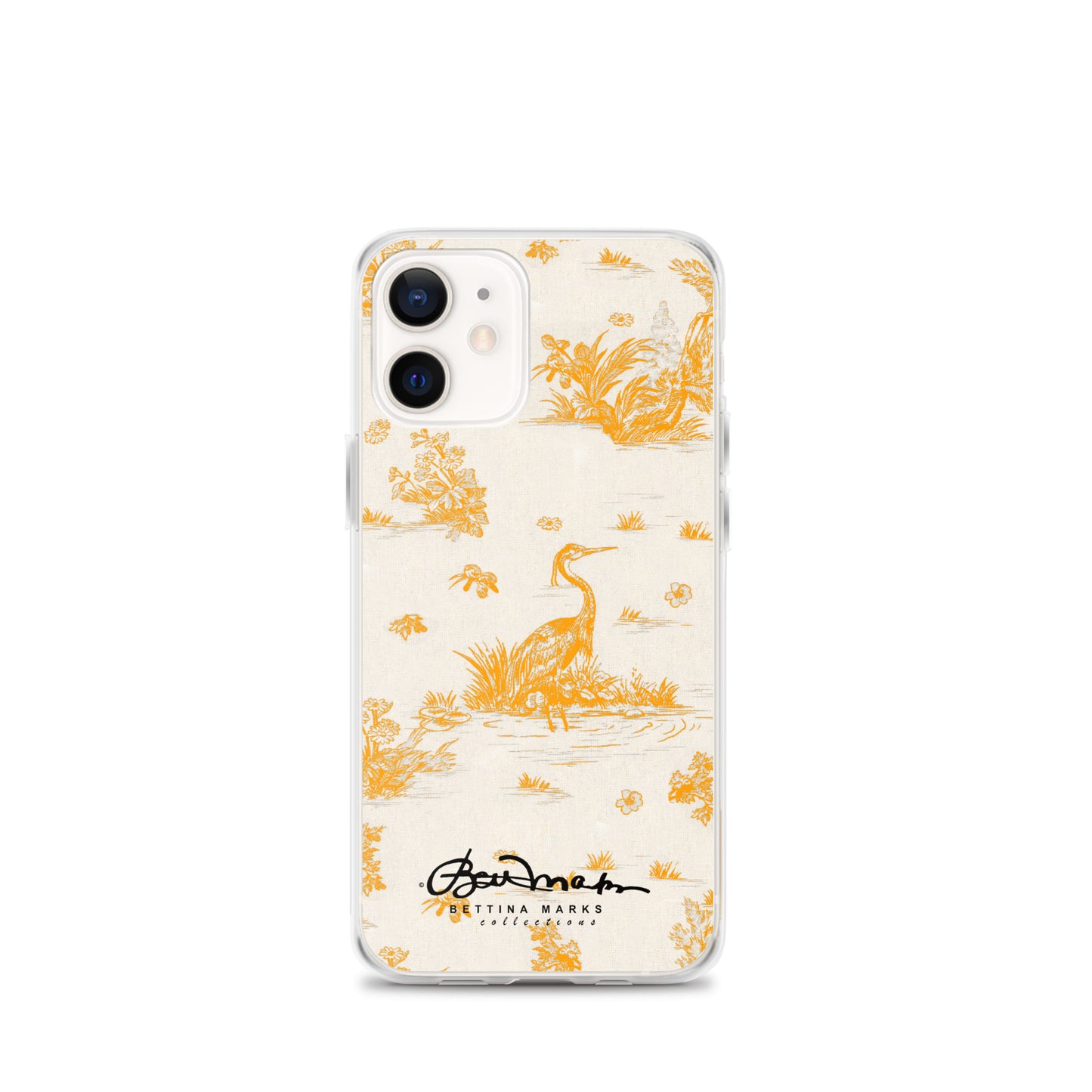 Toiles de Jouy Sacral Orange iPhone Case