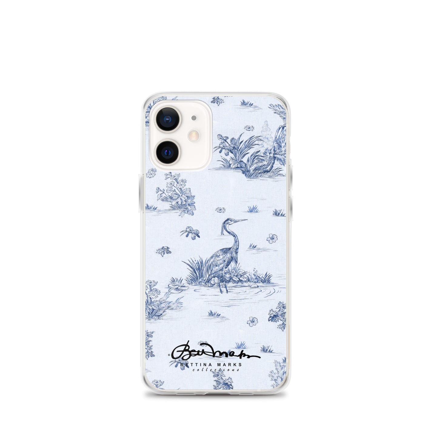 Toiles de Jouy Harmony Blue iPhone Case
