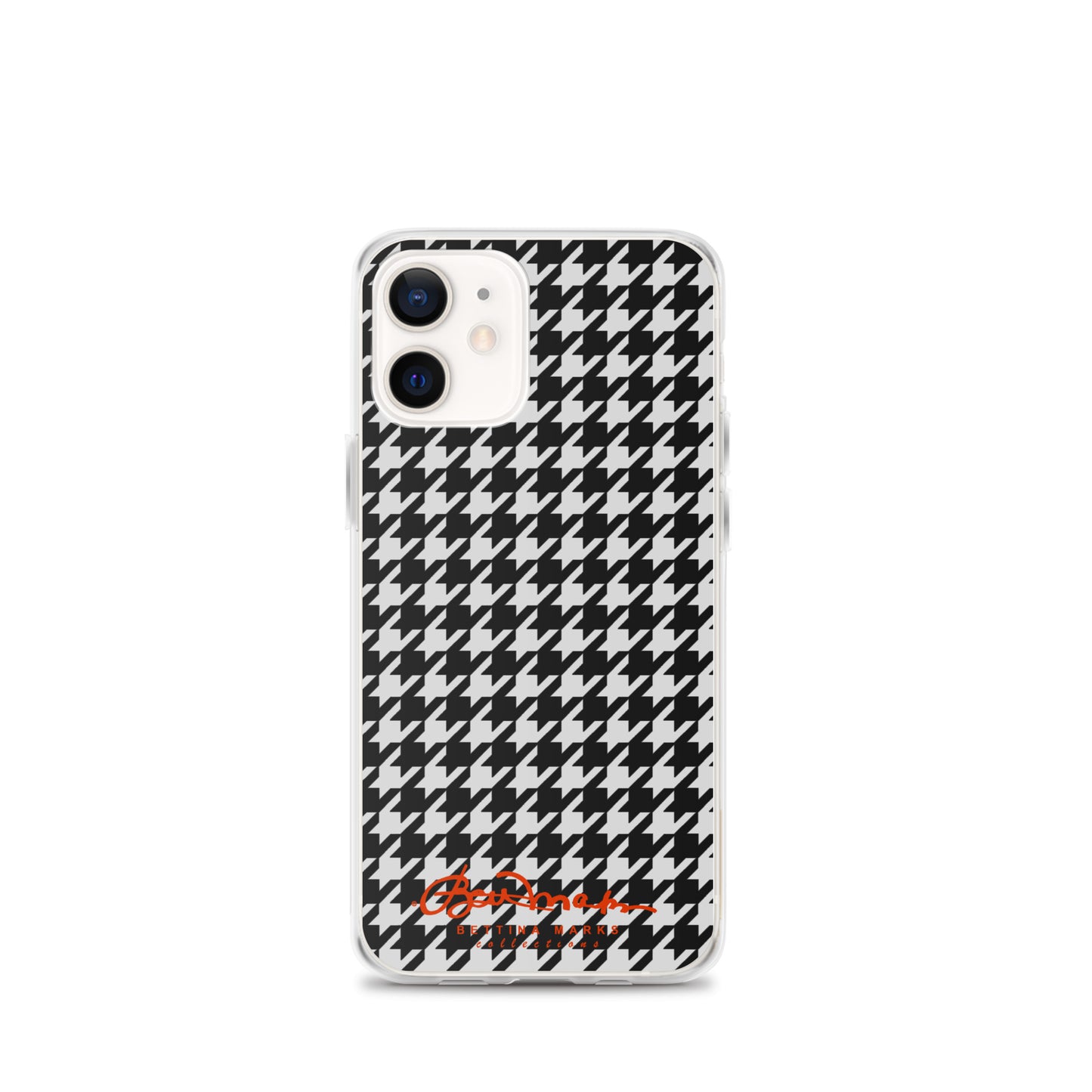 Black & White Houndstooth Clear Case for iPhone®