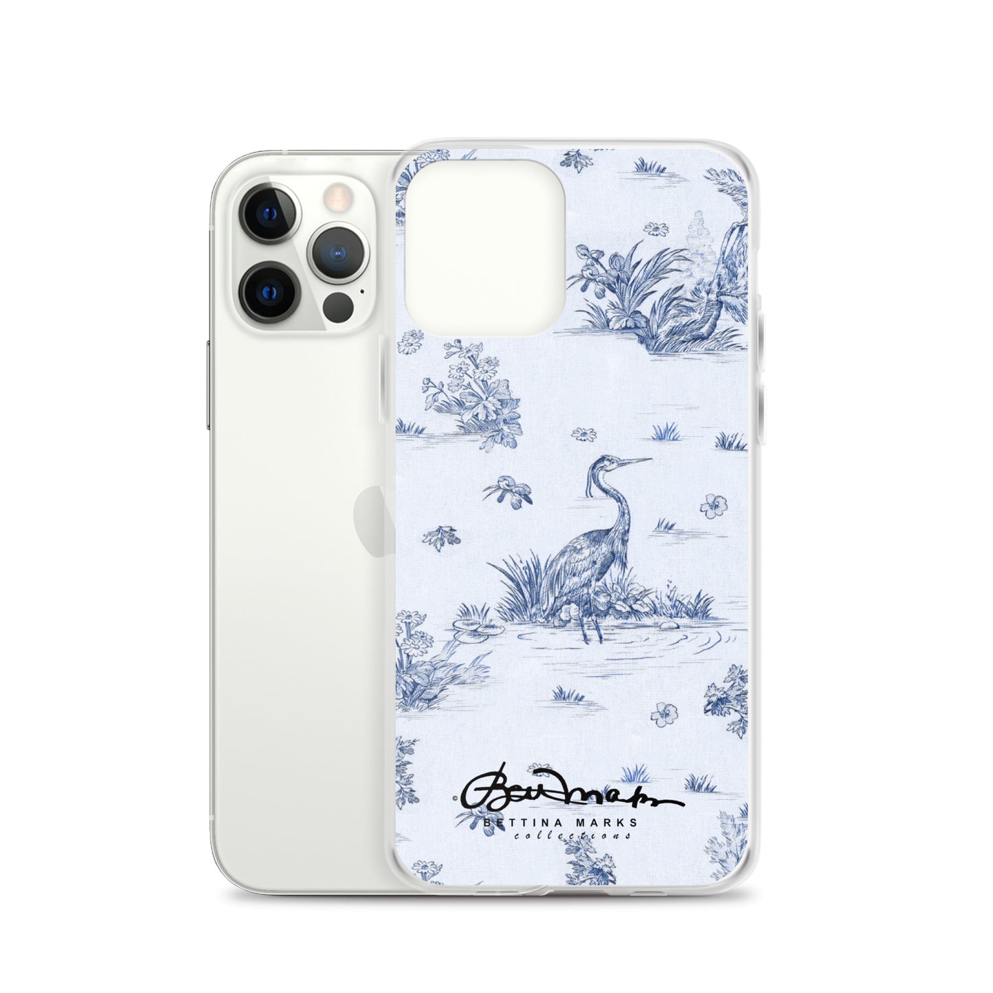 Toiles de Jouy Harmony Blue iPhone Case