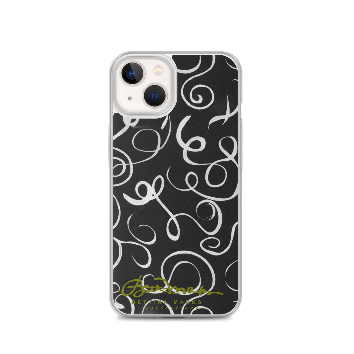 Tough B&W Squiggles iPhone X Case