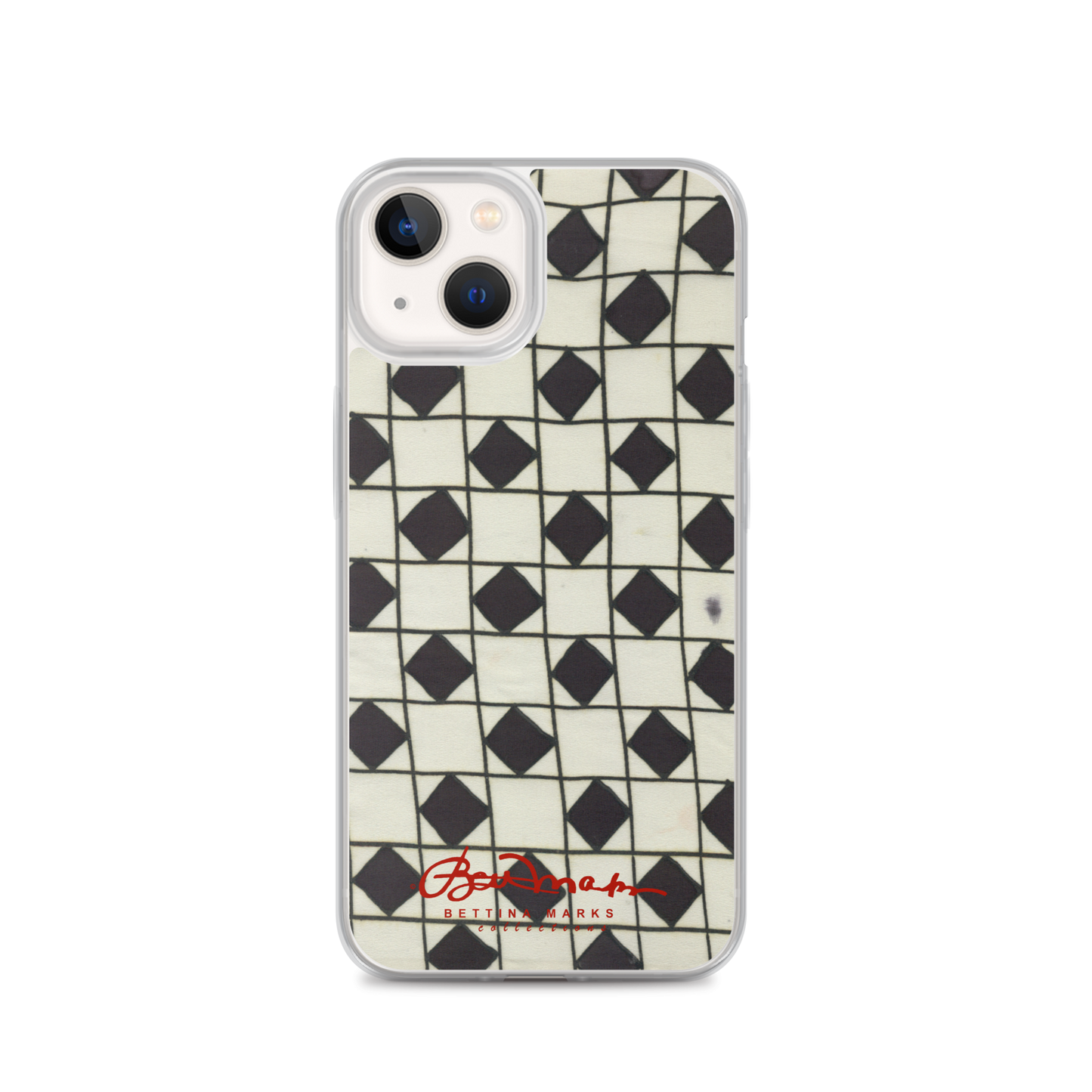 B&W Checkerboard Optical iPhone Case (select model)