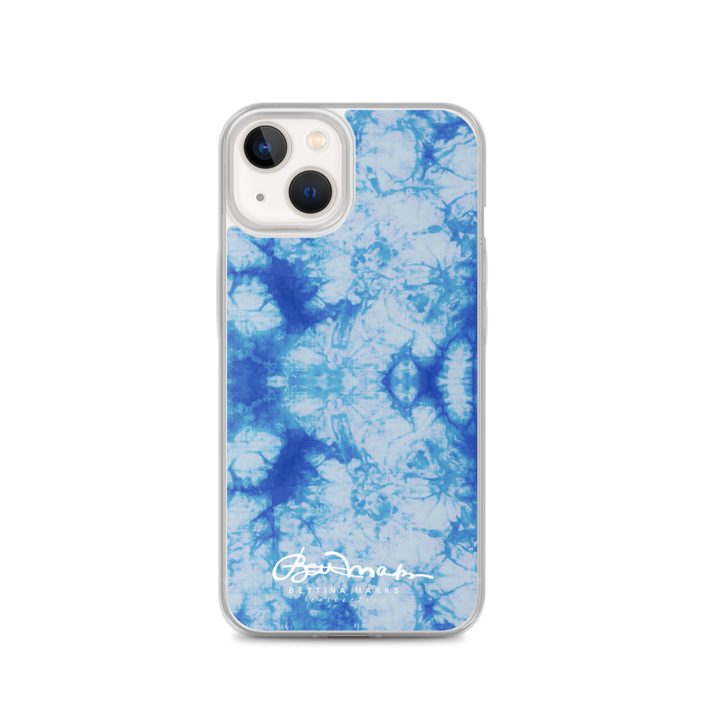 Blue Tie Dye iPhone Case (select model)