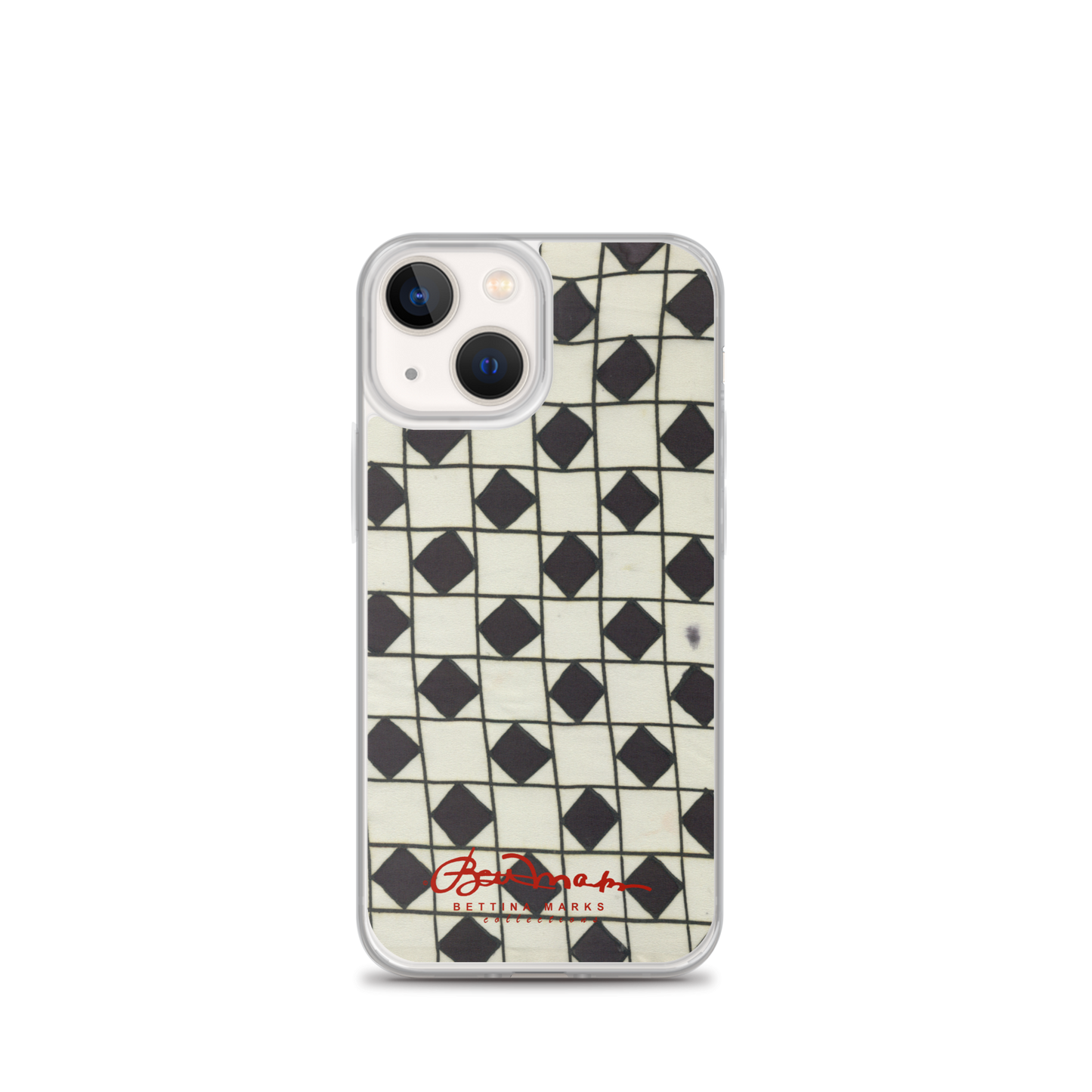 B&W Checkerboard Optical iPhone Case (select model)