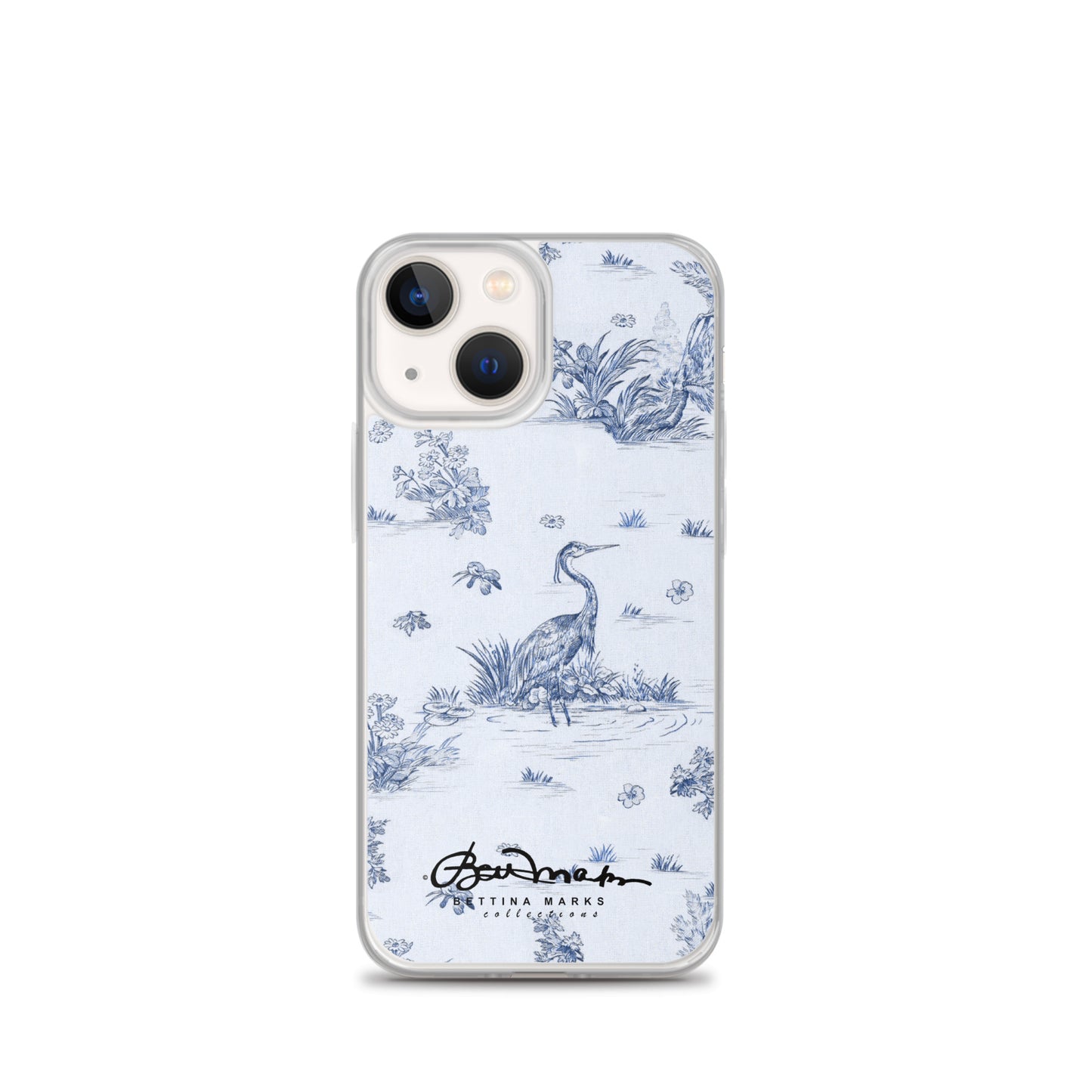 Toiles de Jouy Harmony Blue iPhone Case