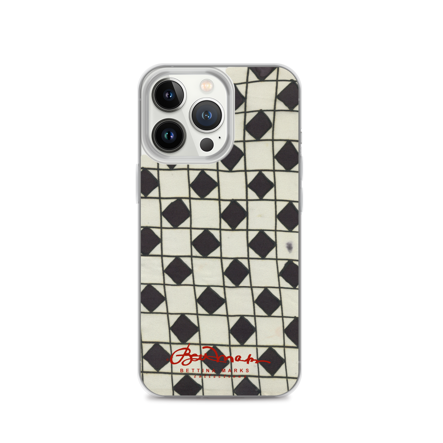 B&W Checkerboard Optical iPhone Case (select model)