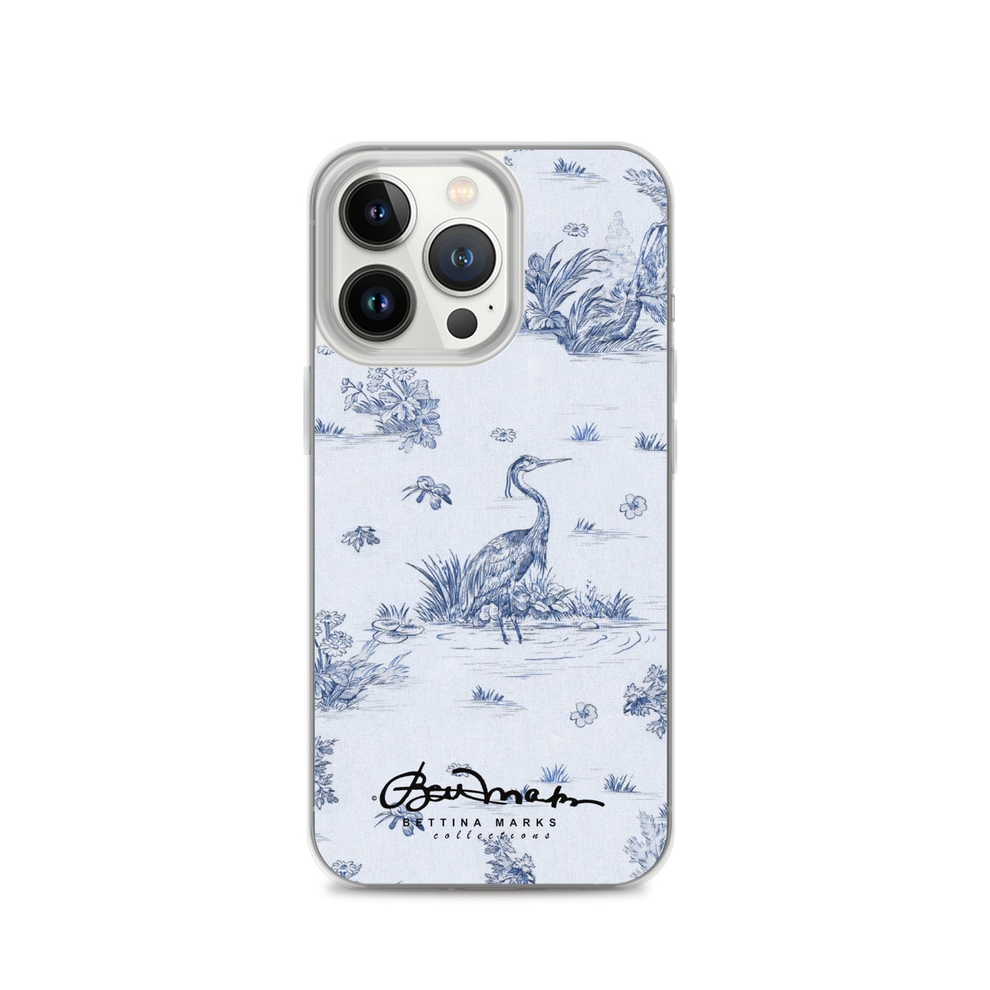 Toiles de Jouy Harmony Blue iPhone Case