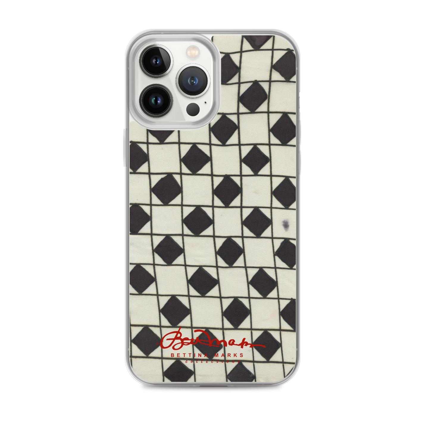 B&W Checkerboard Optical iPhone Case (select model)