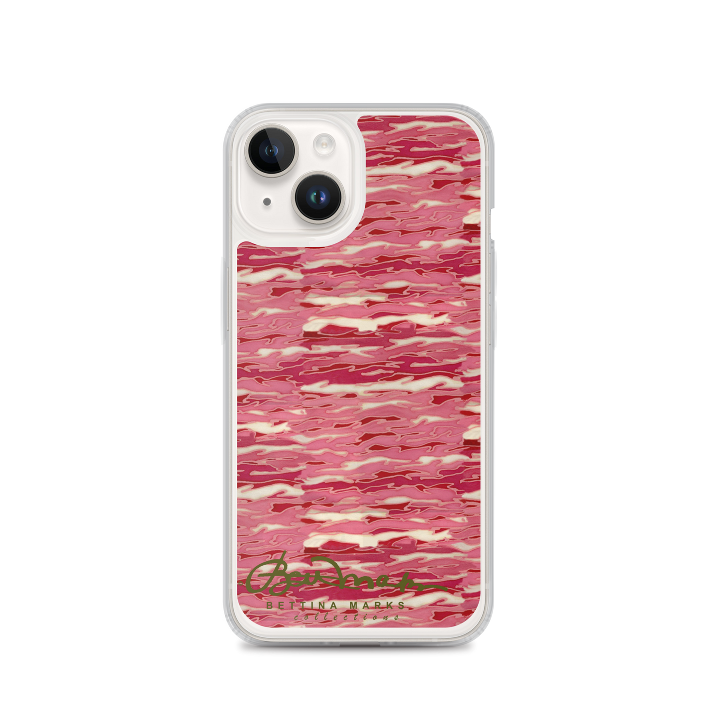 Pink Camouflage Lava iPhone X Case
