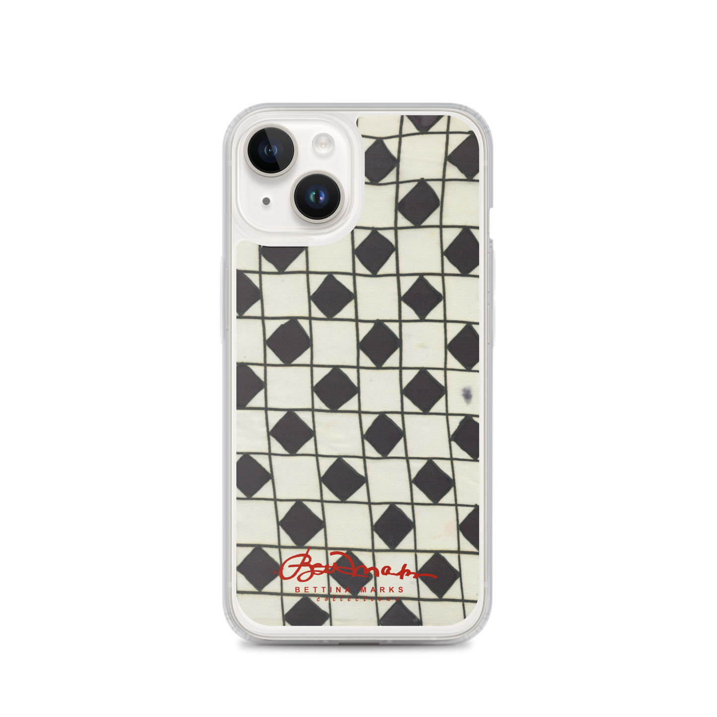 B&W Checkerboard Optical iPhone Case (select model)