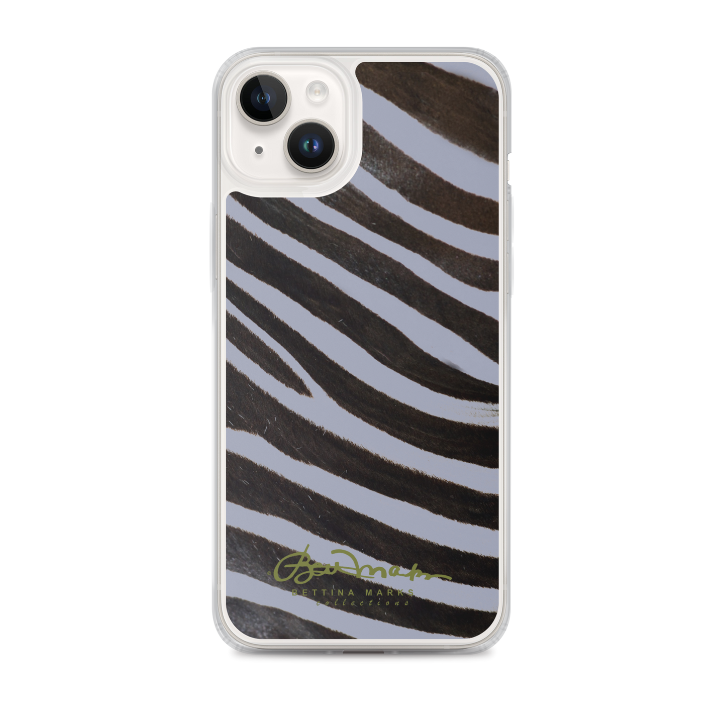 Grey Zebra iPhone Case (select model)