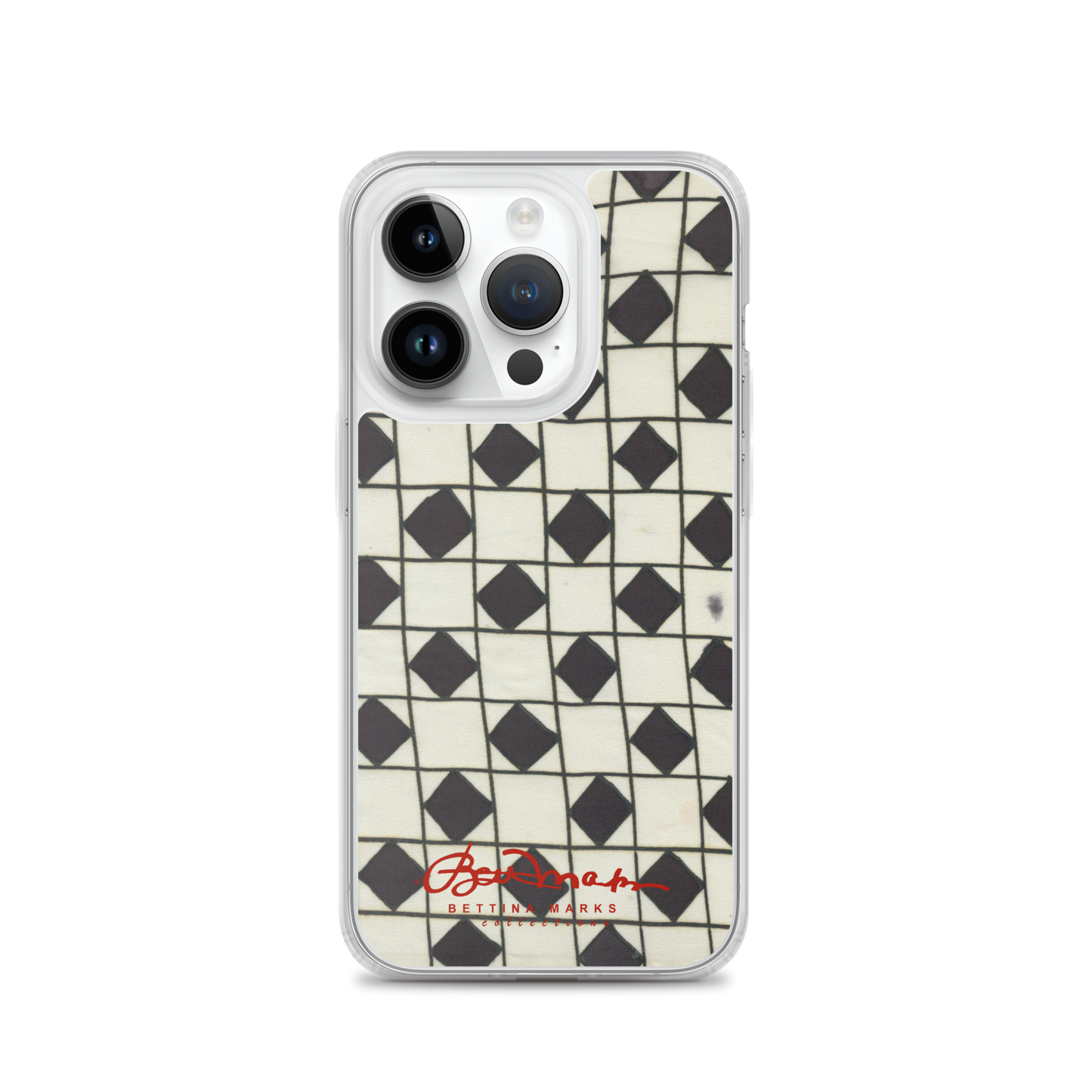 B&W Checkerboard Optical iPhone Case (select model)