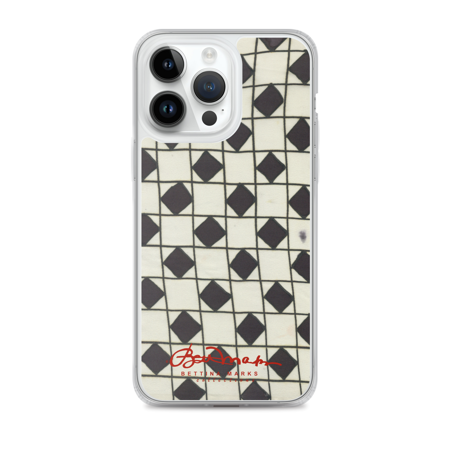 B&W Checkerboard Optical iPhone Case (select model)