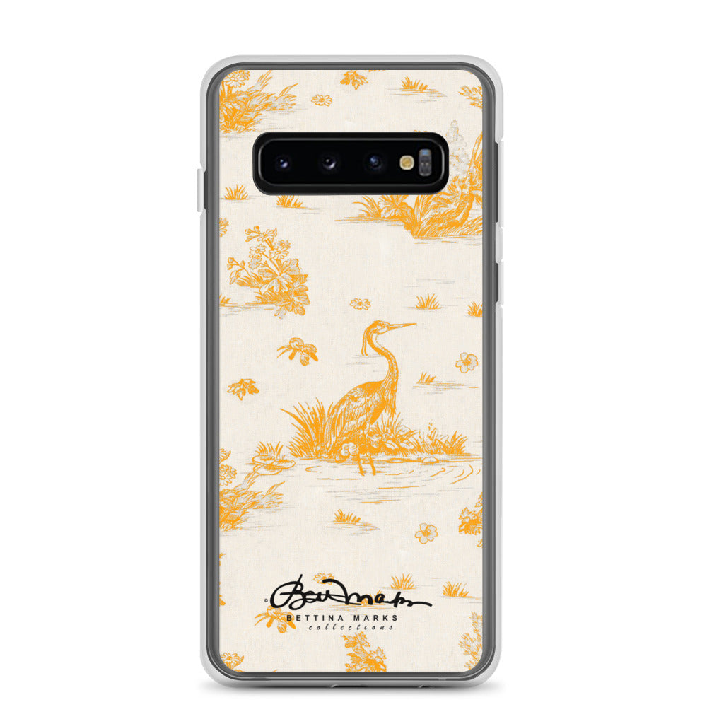 Toiles de Jouy Sacral Orange Samsung Case (select model)