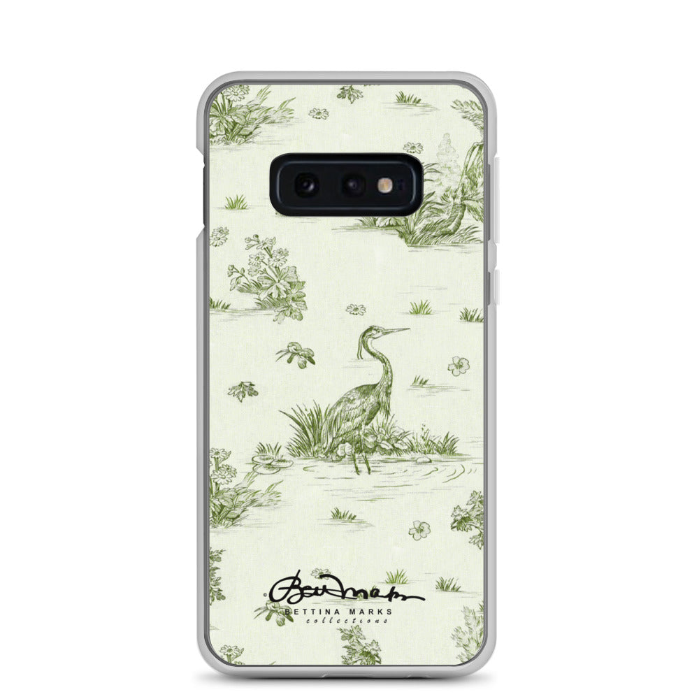 Toiles de Jouy tree Hugging Forest Green Samsung Case (select model)