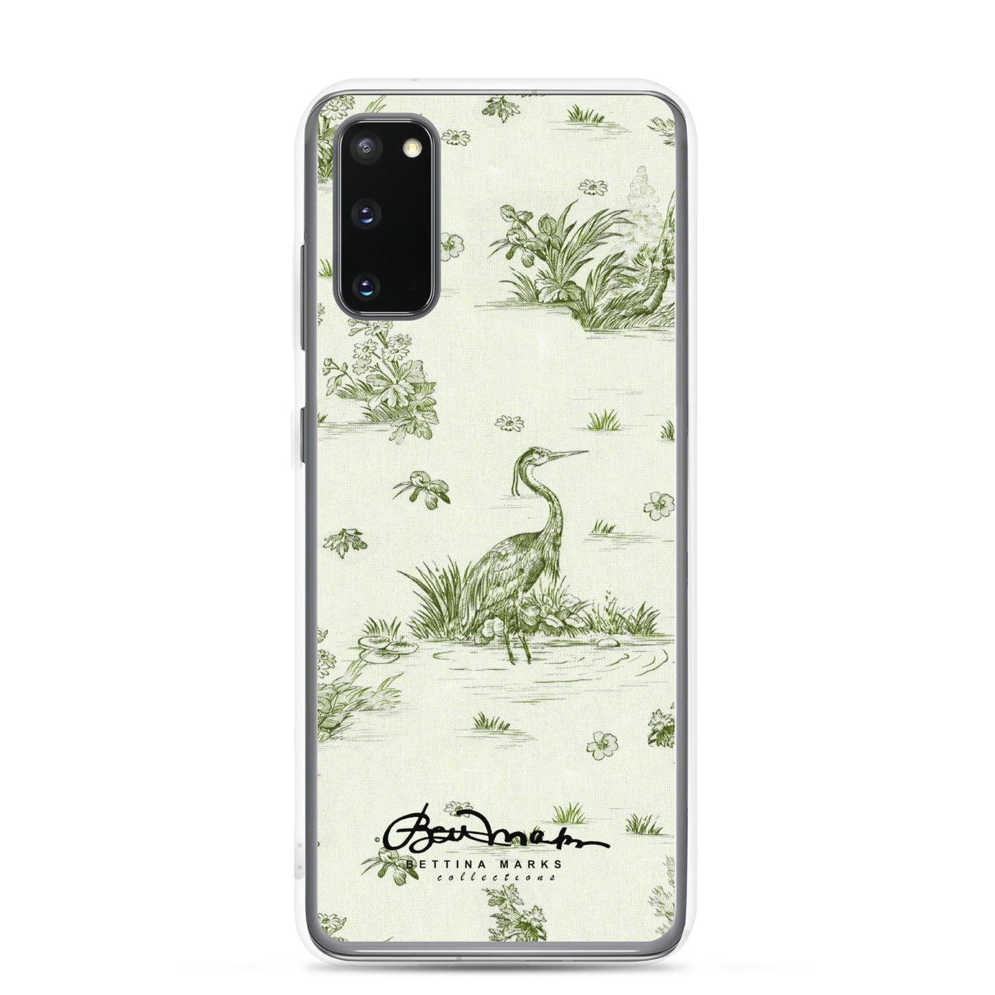 Toiles de Jouy tree Hugging Forest Green Samsung Case (select model)