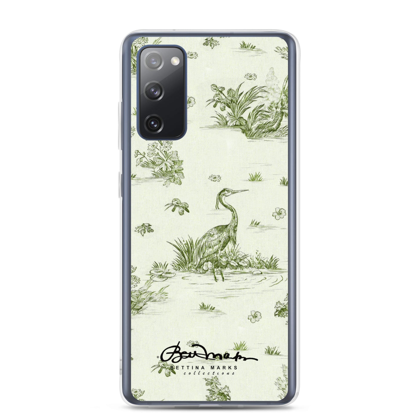 Toiles de Jouy tree Hugging Forest Green Samsung Case (select model)