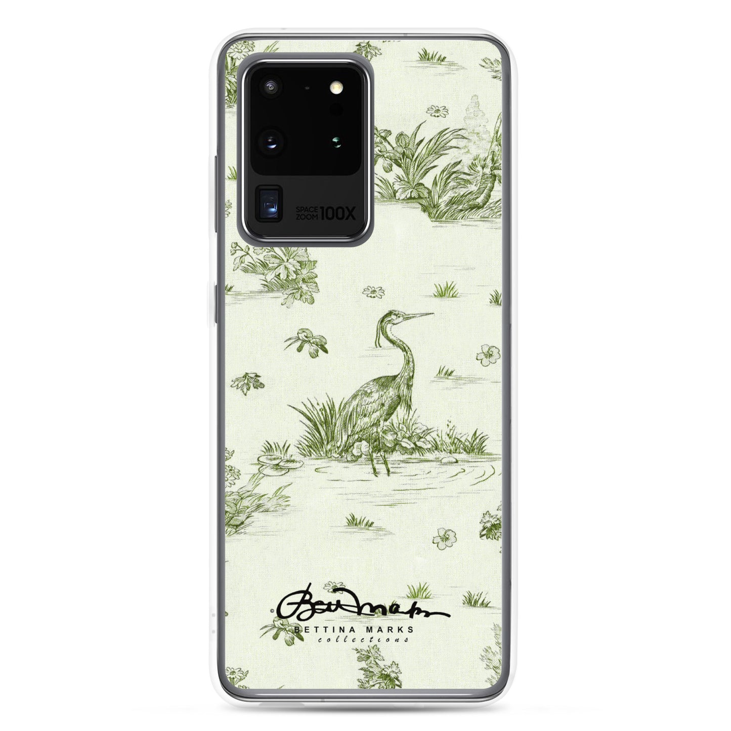 Toiles de Jouy tree Hugging Forest Green Samsung Case (select model)